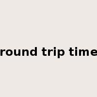 round trip time是什么意思