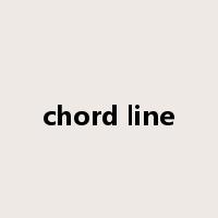 chord line是什么意思