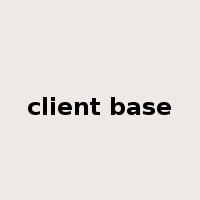 client base是什么意思