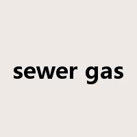 sewer gas是什么意思
