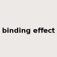 binding effect是什么意思