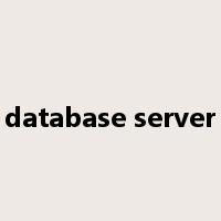 database server是什么意思