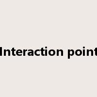 Interaction point是什么意思