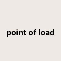 point of load是什么意思