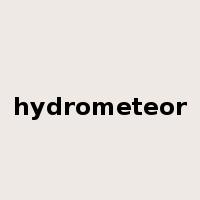 hydrometeor是什么意思