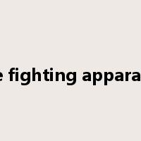 fire fighting apparatus是什么意思