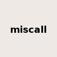 miscall是什么意思
