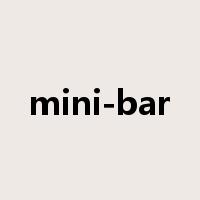 mini-bar是什么意思