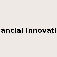 financial innovation是什么意思