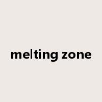 melting zone是什么意思