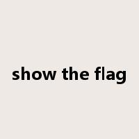 show the flag是什么意思