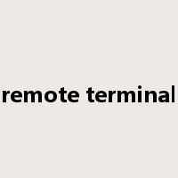 remote terminal是什么意思
