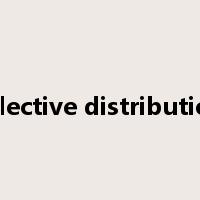 selective distribution是什么意思