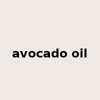 avocado oil是什么意思