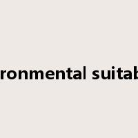 environmental suitability是什么意思