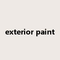 exterior paint是什么意思