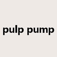 pulp pump是什么意思