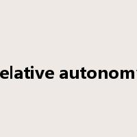 relative autonomy是什么意思