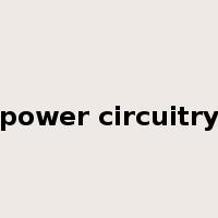 power circuitry是什么意思