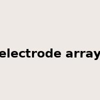 electrode array是什么意思