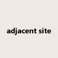adjacent site是什么意思