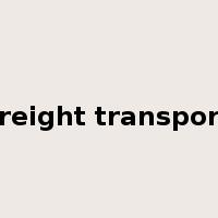 freight transport是什么意思
