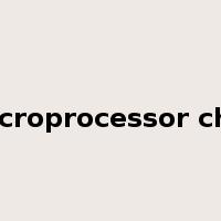 microprocessor chip是什么意思