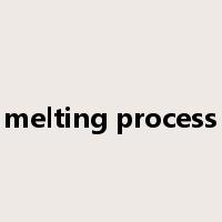 melting process是什么意思
