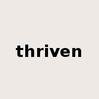 thriven是什么意思