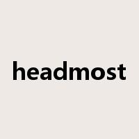 headmost是什么意思