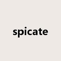 spicate是什么意思