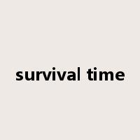 survival time是什么意思