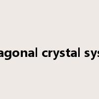 Tetragonal crystal system是什么意思