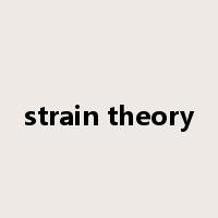 strain theory是什么意思