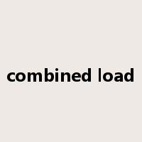 combined load是什么意思