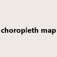 choropleth map是什么意思