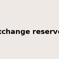 exchange reserves是什么意思