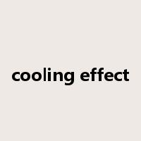 cooling effect是什么意思