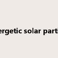 energetic solar particle是什么意思