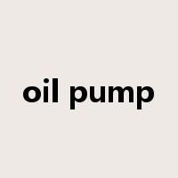 oil pump是什么意思