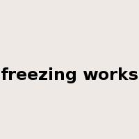 freezing works是什么意思