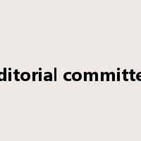 editorial committee是什么意思