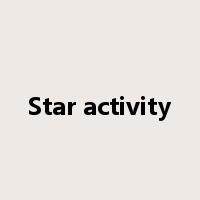 Star activity是什么意思