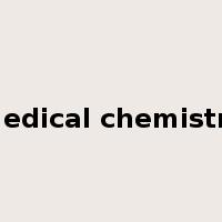medical chemistry是什么意思
