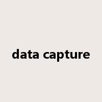 data capture是什么意思