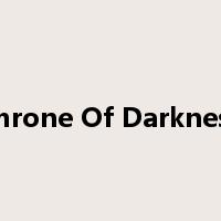 Throne Of Darkness是什么意思