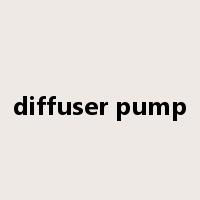 diffuser pump是什么意思
