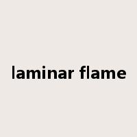 laminar flame是什么意思