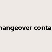 changeover contact是什么意思