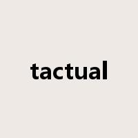 tactual是什么意思